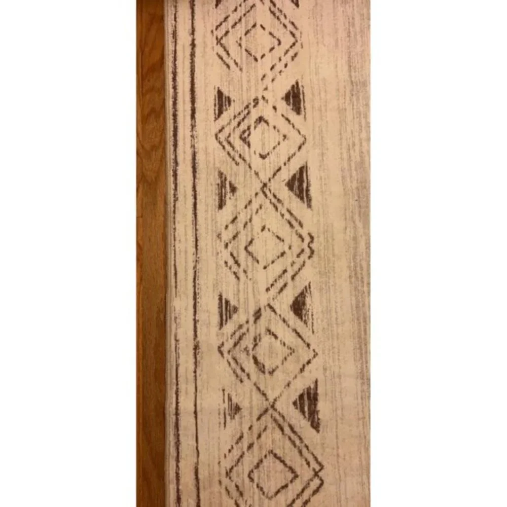 New 5x7 Washable Area Rug, Boho Farmhouse Non-Slip Carpet for Home & Room Decor